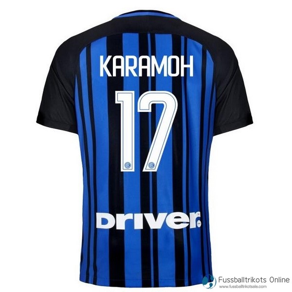 Inter Milan Trikot Heim Karamoh 2017-18 Fussballtrikots Günstig